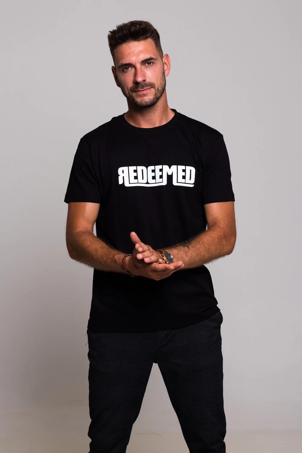 REDEEMED CLASSIC NEW fekete póló
