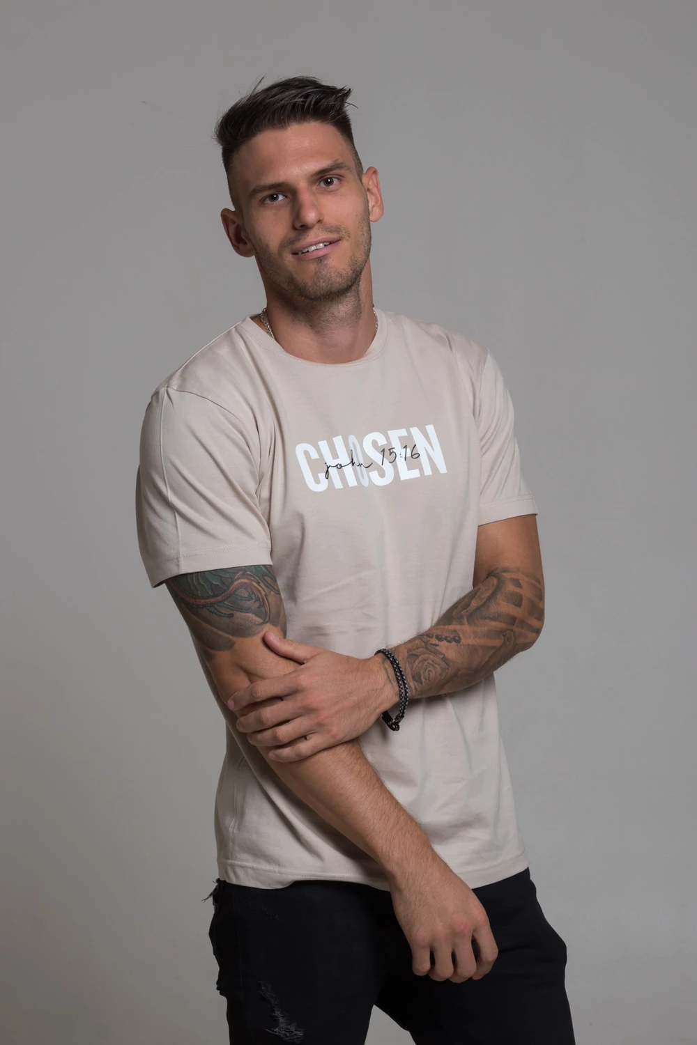 CHOSEN john 15:16 keresztény póló