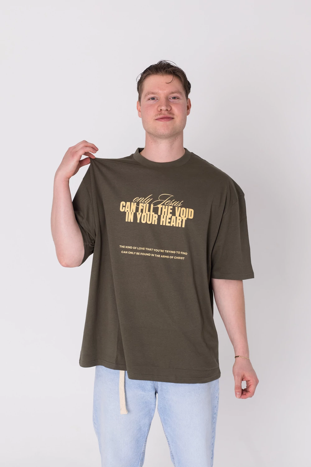 Oversize keresztény póló