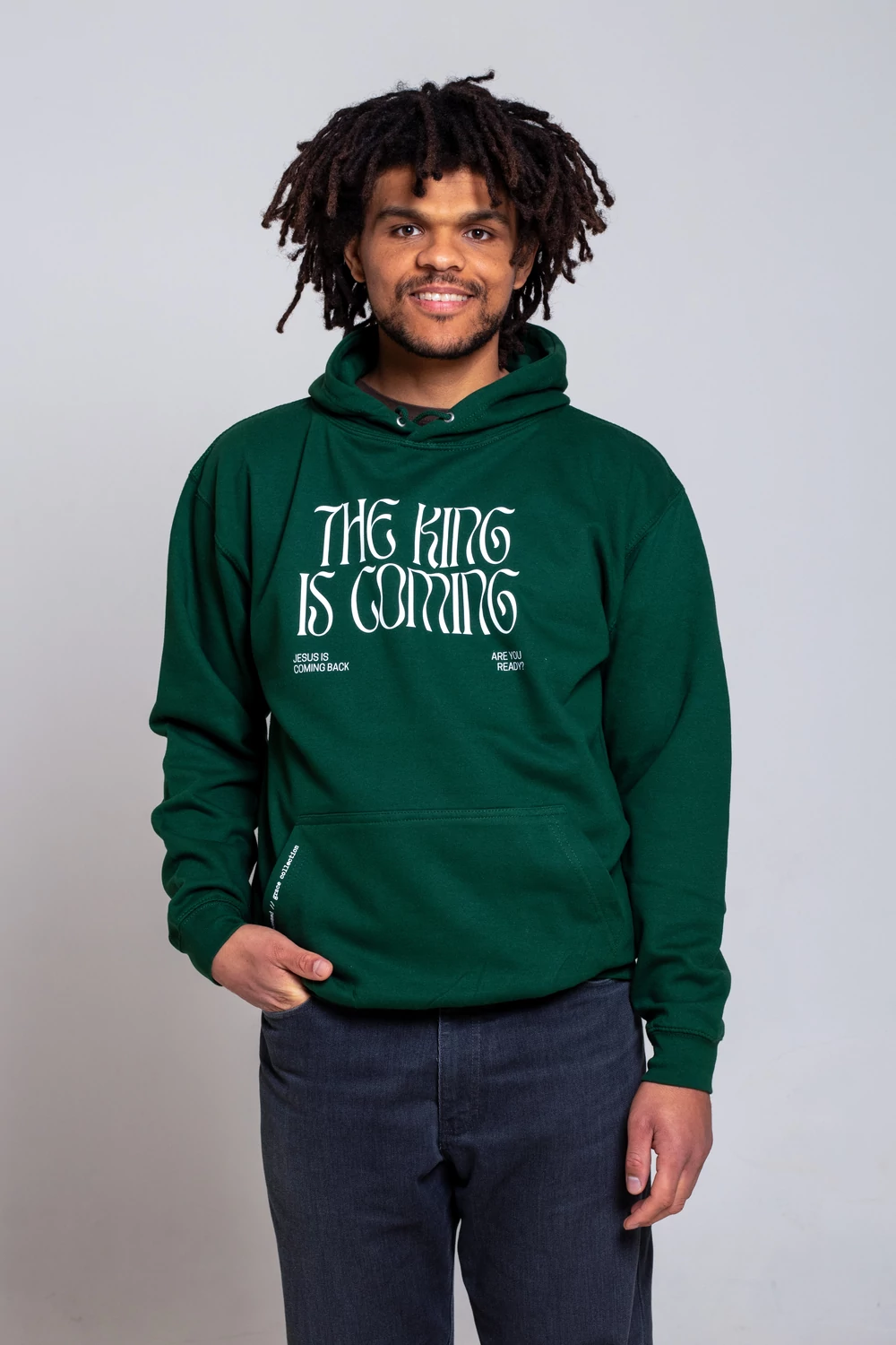 The king is coming férfi keresztény pulóver