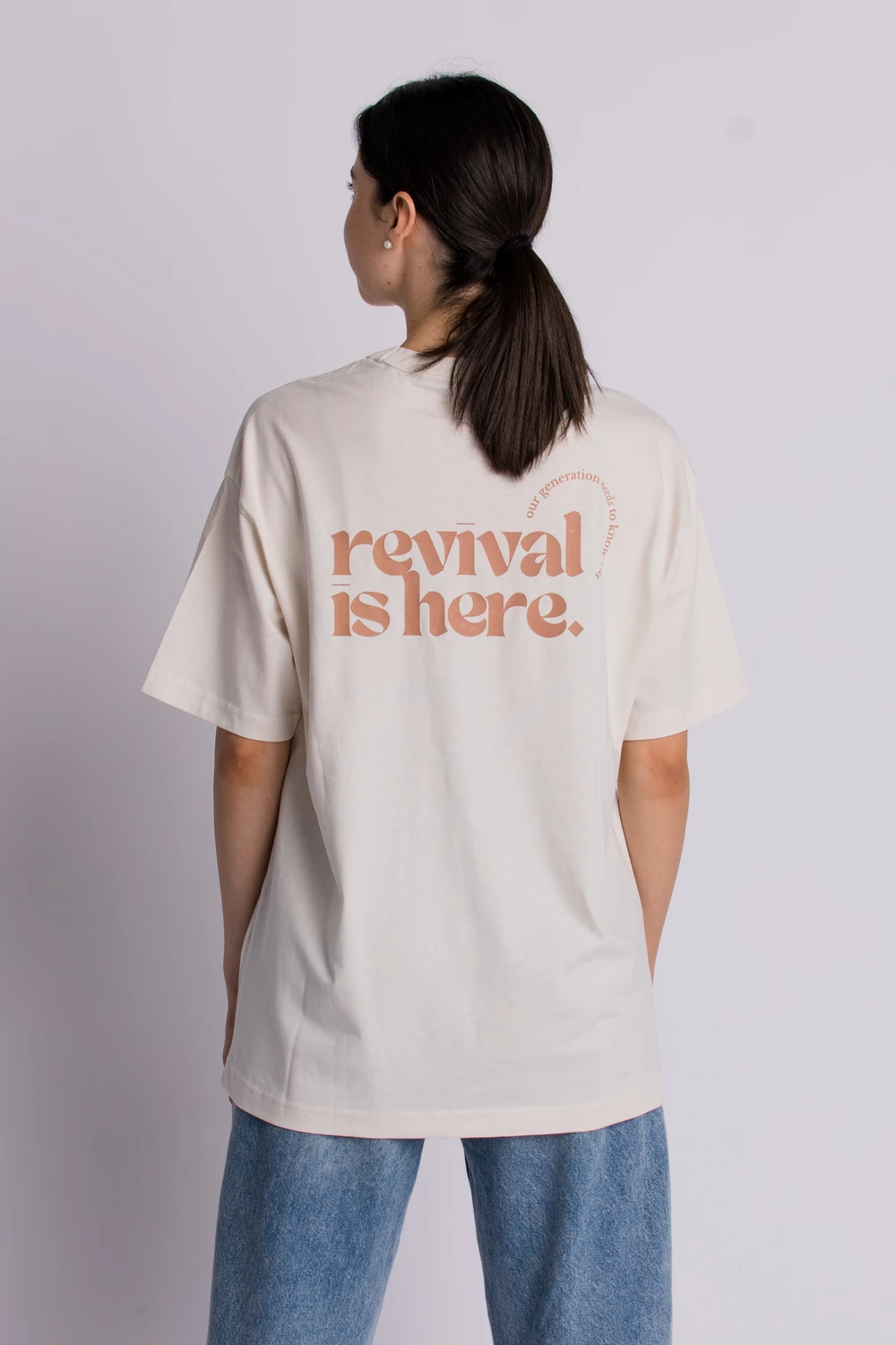REVIVAL IS HERE oversize póló