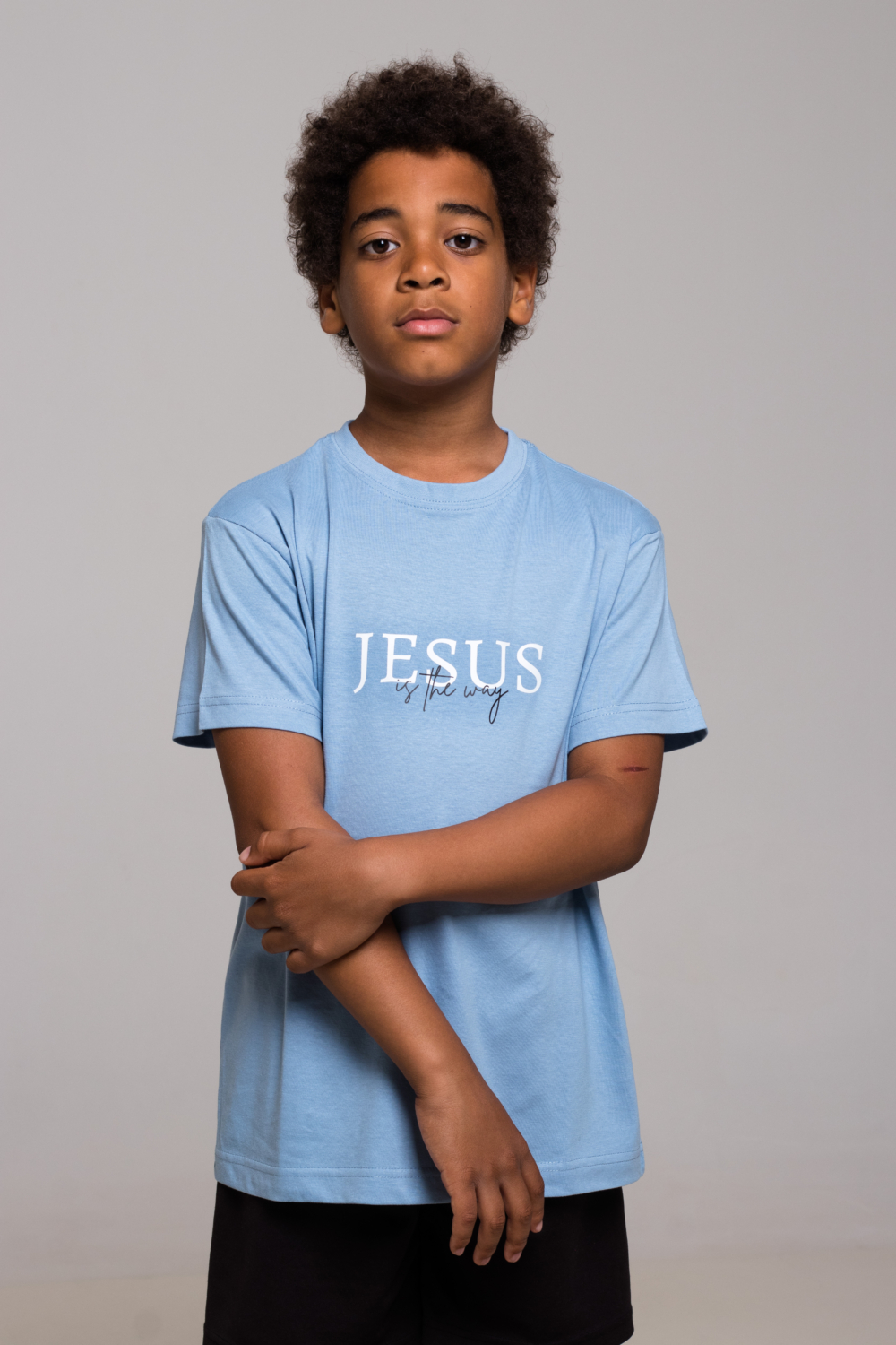 Jesus is the way gyerek keresztény póló