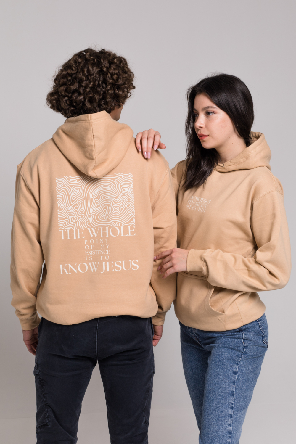KNOW JESUS BEFORE YOU MEET HIM pulóver